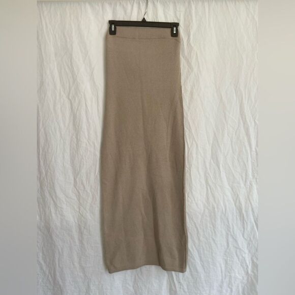 T Alexander Wang Women Strapless Wool Cashmere Midi Sweater Dress Size Small - Picture 2 of 16